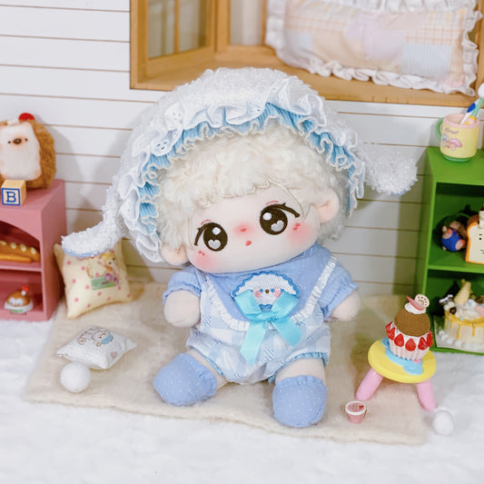 Sheep Doll Clothes Set - Jacket, Headband, Bib, Socks