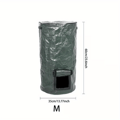 Large Lawn Garden Bag Compostable Heavy Garbage Bag Reusable