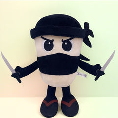 Tung Tung Tung Sahur Plush Toy Stylish Dual Sword Warrior
