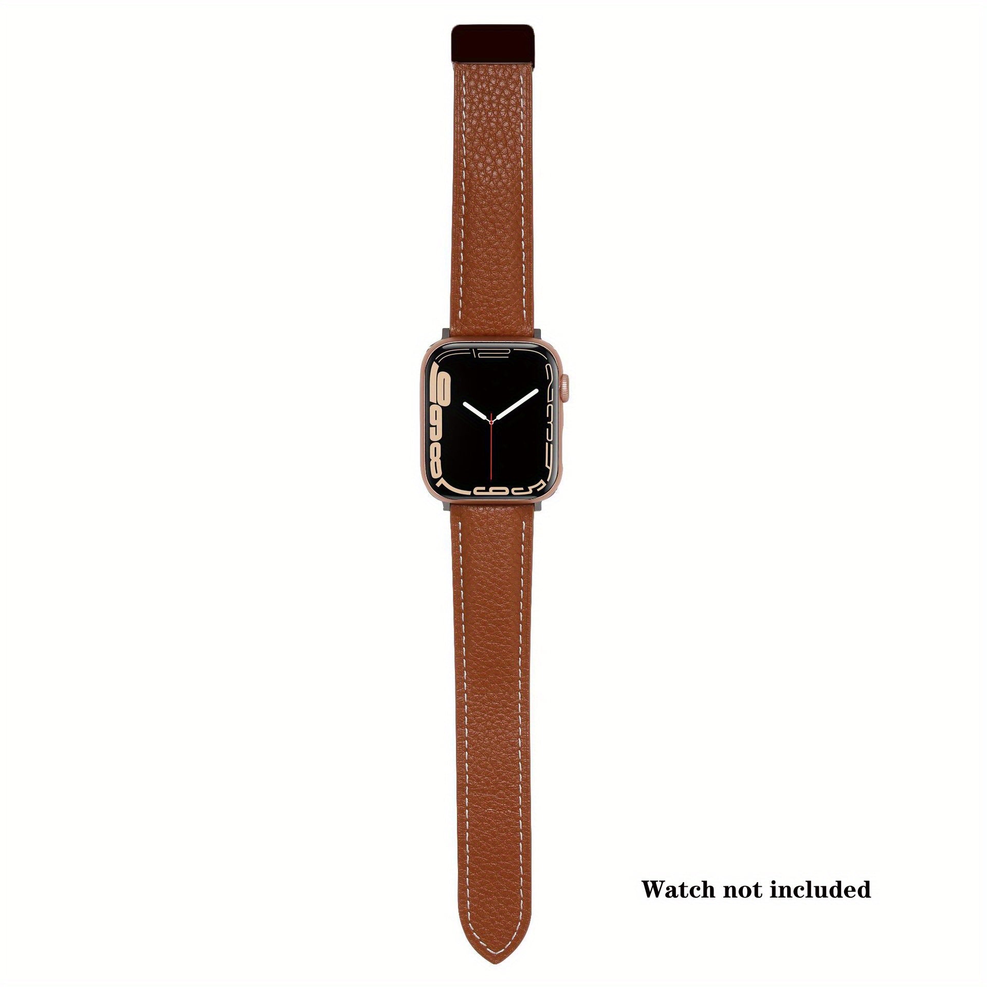Leather Watch Strap for Smart Watch Magnetic Buckle Sport Band