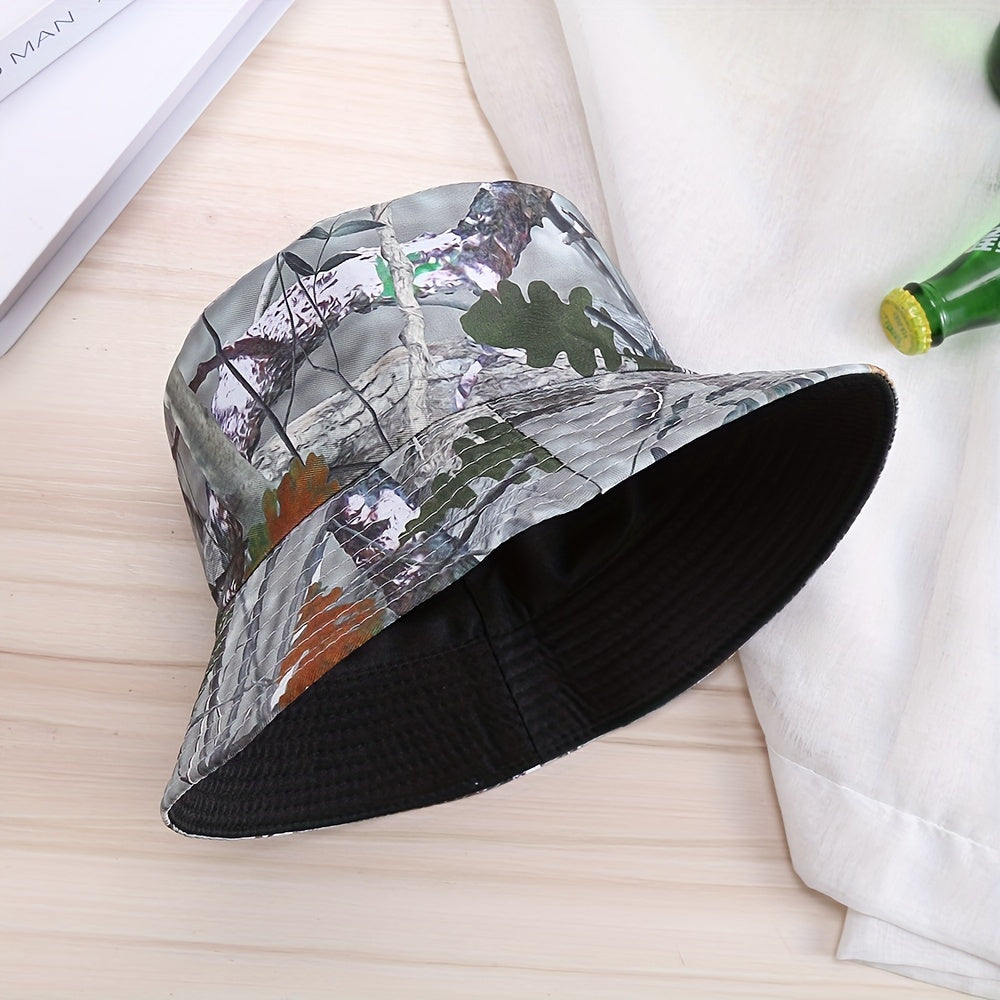 Jungle Print Bucket Hat Unisex Outdoor Hat