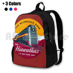 1939 Hiawatha Passenger Train Fleet Outdoor Hiking Backpack