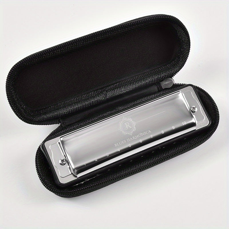 10 Hole C Key Blues Harp Ideal for Beginners