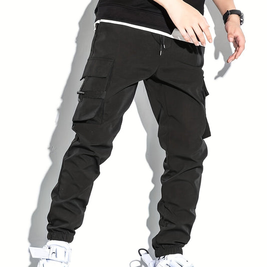 Men's Relaxed Fit Cargo Pants With Pockets Loose Overalls