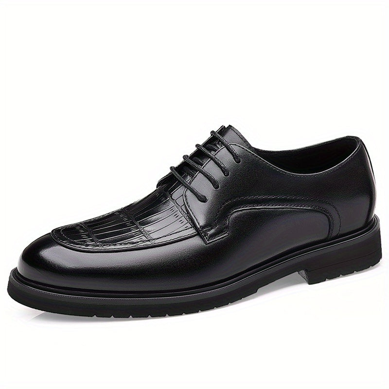 Men's Lace-Up Derby Shoes for Office Business Formal Events