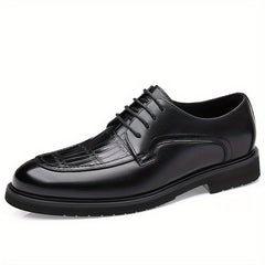 Men's Lace-Up Derby Shoes for Office Business Formal Events