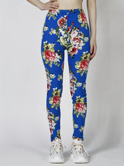 Floral Print High Waist Yoga Leggings