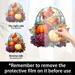 Acrylic Pumpkin Window Decoration Retro Hanging Decor