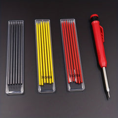 Carpenter Mechanical Pencil Red Yellow Leads Plumbers