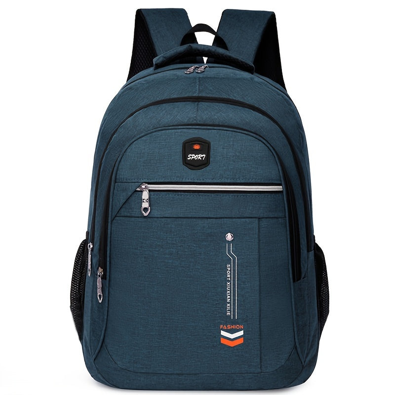 Large Capacity Men's Canvas Backpack Stylish Computer Travel Bag