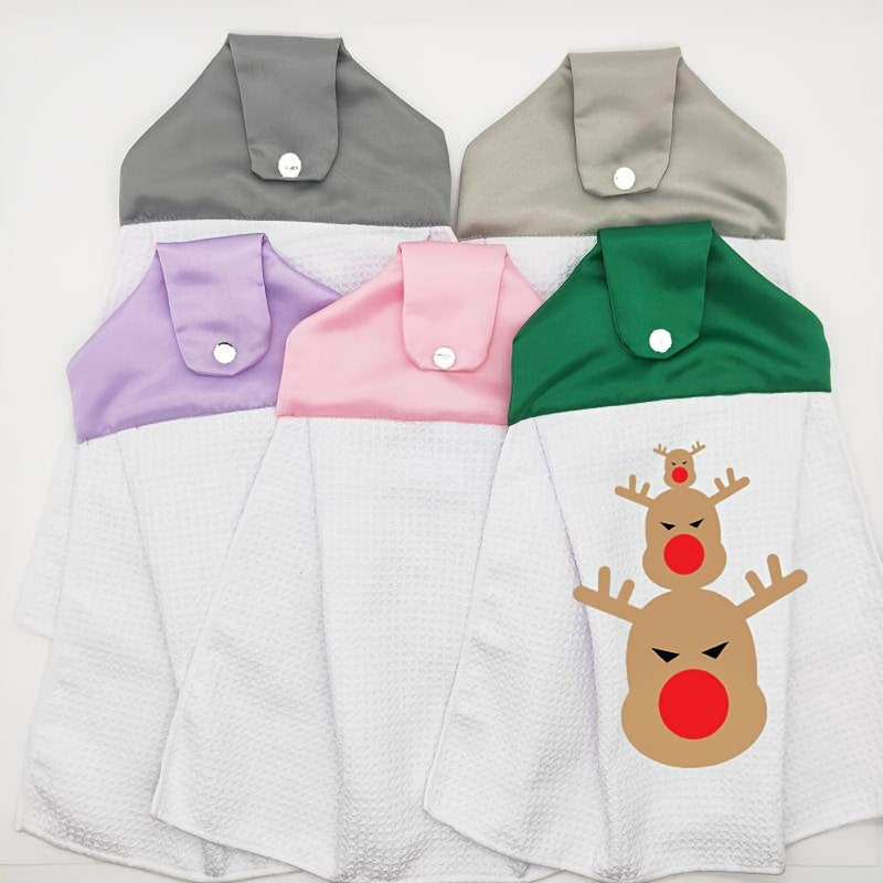 Sublimation Blank Towels Handkerchief Dress Shape Kitchen Towels