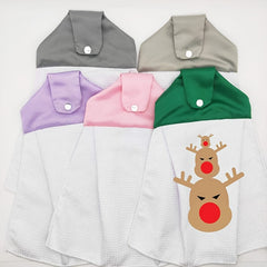 Sublimation Blank Towels Handkerchief Dress Shape Kitchen Towels