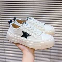 Women's Star Pattern Chunky Sneakers Comfortable Sport Shoes