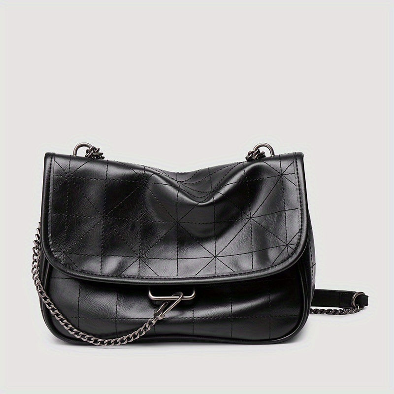 Niche Shoulder Bag Argyle Pattern Flap Chain Bag All Match Crossbody Bag