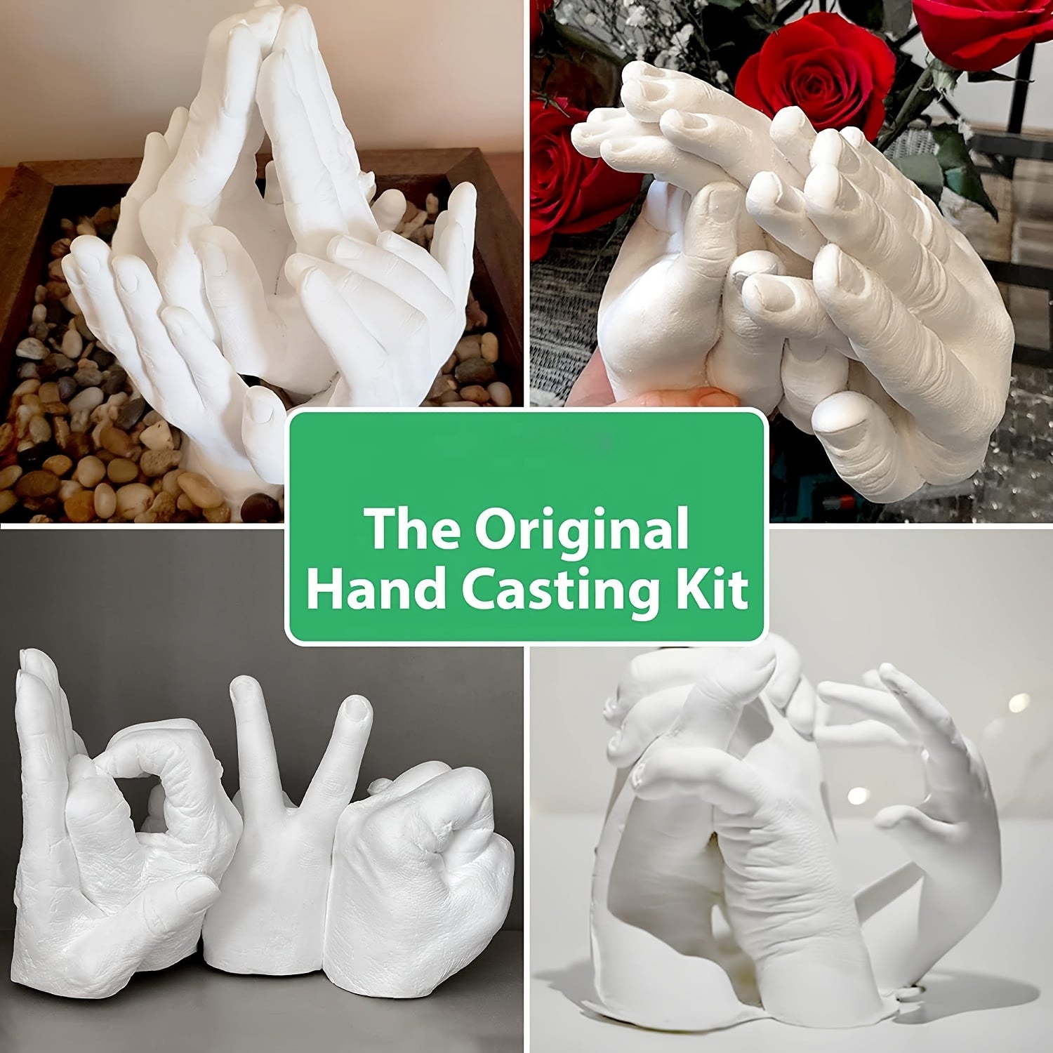 DIY Couple Hand Model Set 3D Clone Hand & Foot Create Lasting Memory Souvenir