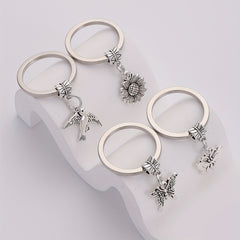12pcs Men's Summer Alloy Keychain Box Bag Accessories