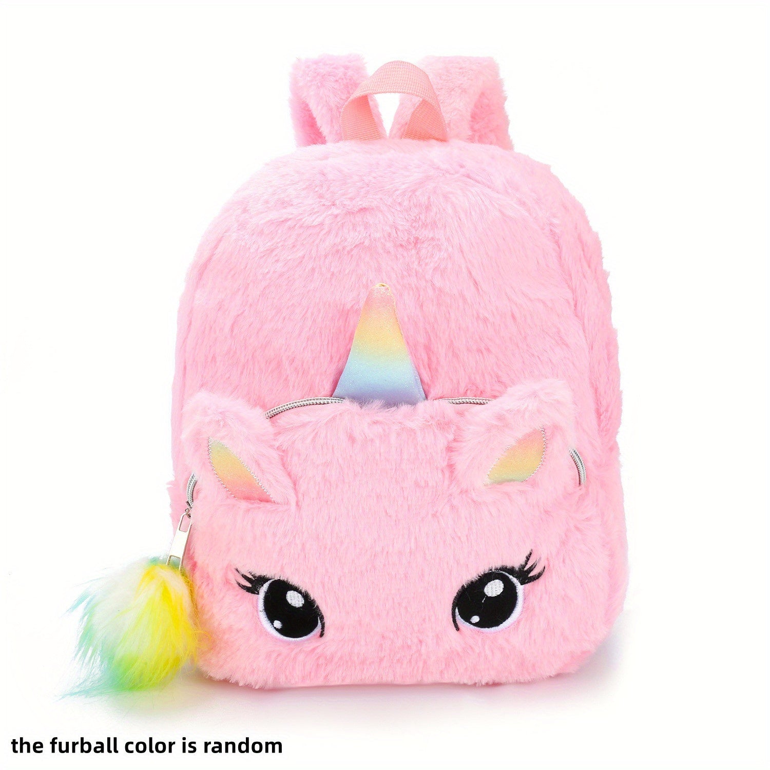 European Unicorn Plush Backpack for Toddlers