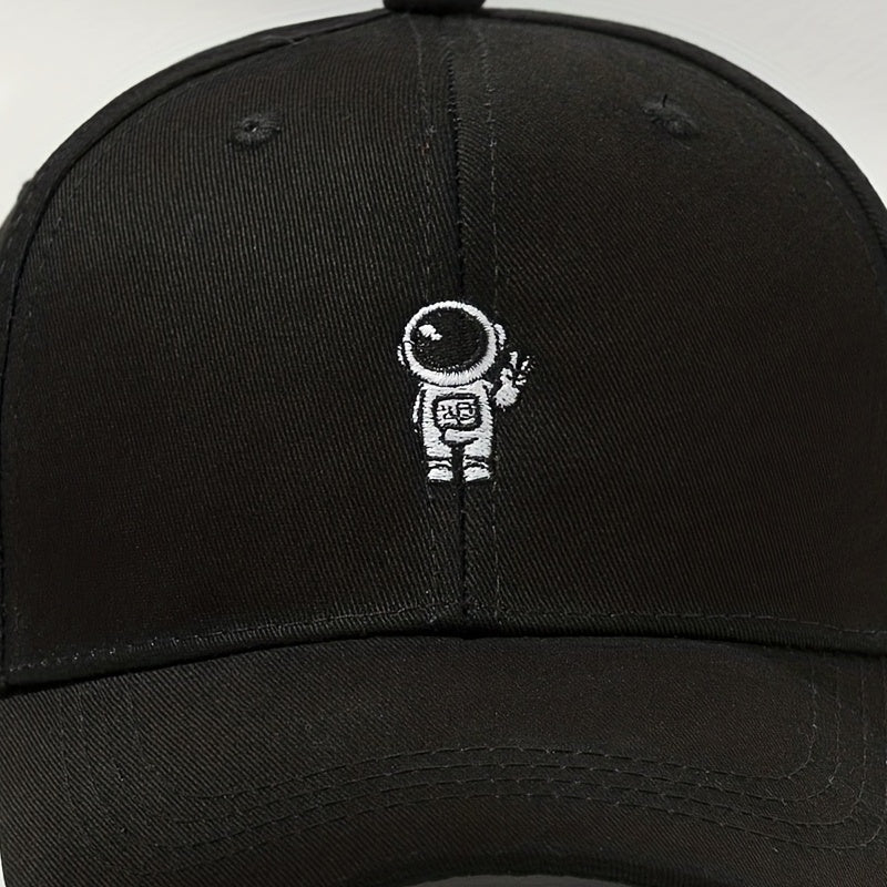 Embroidered Astronaut Sunshade Baseball Cap