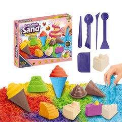 Interactive Space Sand Magic Box Sandplay Set with Beach Toys