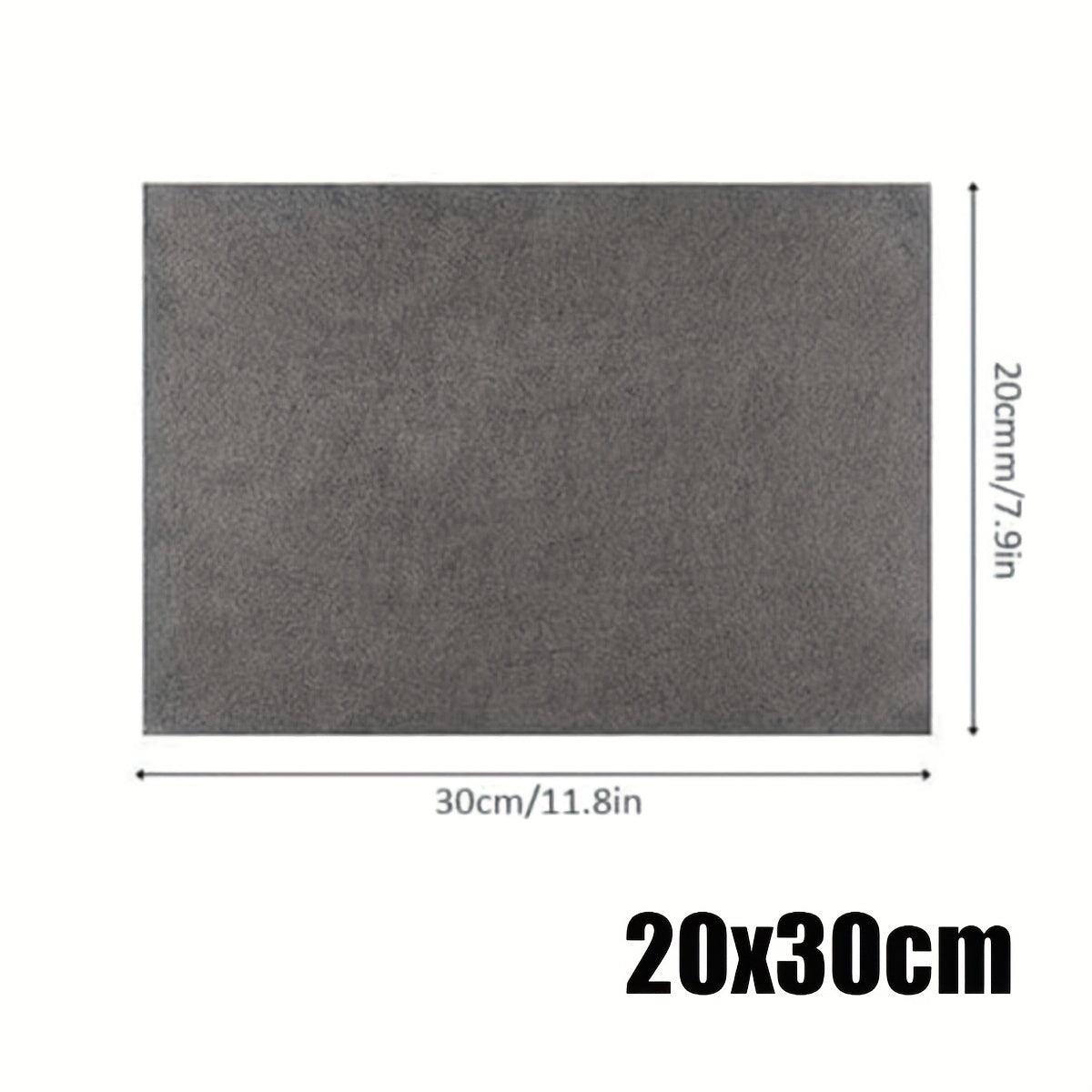 1pc Thickened Microfiber Window Glass Wipe Towel for Home Boat Car
