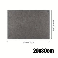 1pc Thickened Microfiber Window Glass Wipe Towel for Home Boat Car