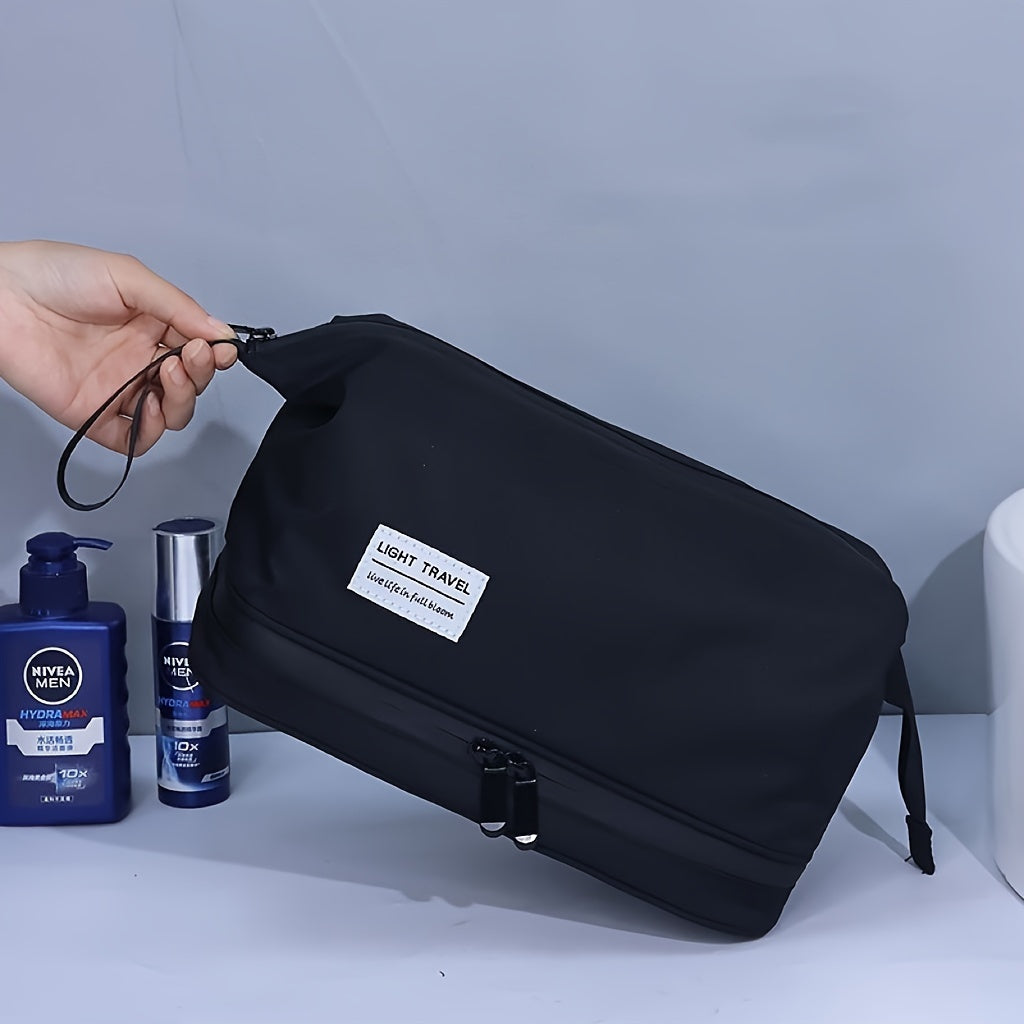 Large Capacity Travel Toiletry Bag with Multiple Compartments