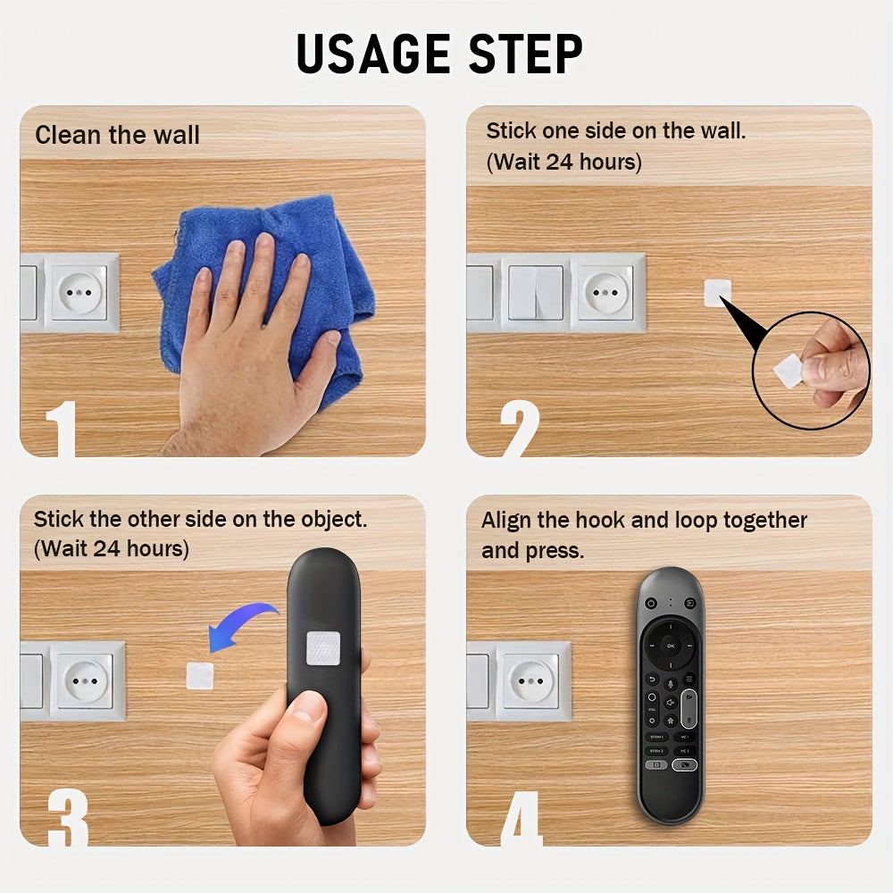 0.79in Square Adhesive Dots - Sticky Back Hook and Loop Fastener