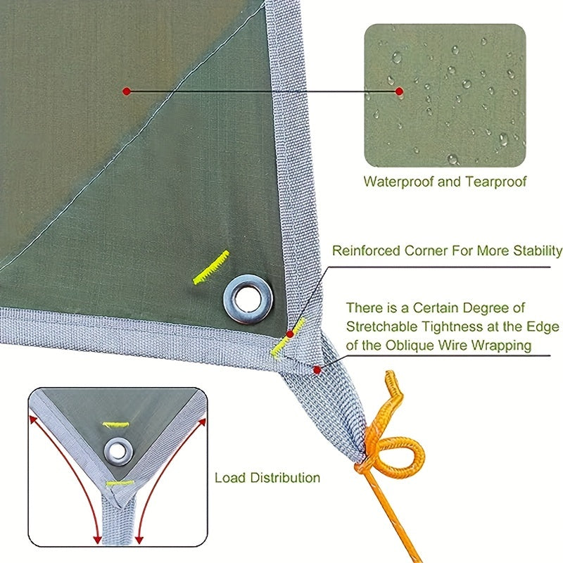 Waterproof Camping Tent Tarp Hammock Rain Fly Shelter for Hiking