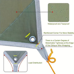 Waterproof Camping Tent Tarp Hammock Rain Fly Shelter for Hiking