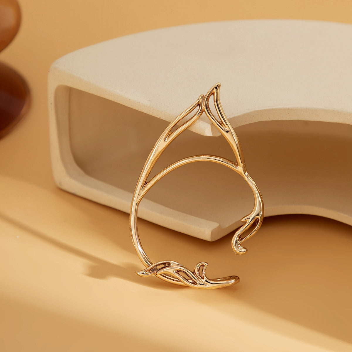 Metal 3D Cat Ear Fairy Ear Clip