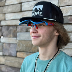 Sunglasses Large Frame Men's UV Protection Sports Outdoor Adjustable Mirror Legs