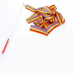 Rainbow Streamer Rhythmic Gymnastics Ribbon Dance Ribbon