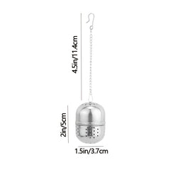 Stainless Steel Tea Ball Infuser Strainer Filter Loose Leaf Tea Spice