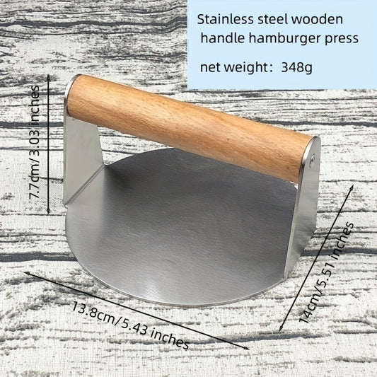 Commercial Stainless Steel Hamburger Press - Easy to Clean and Durable