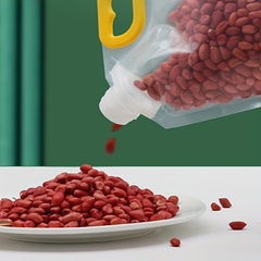 Stand Up Food Storage Bag w/ Spout Sealed Moisture Proof Handheld Nozzle