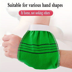 Exfoliating Shower Gloves & Towel Set for Body Scrubs