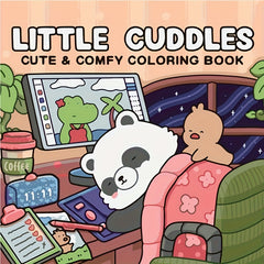 Little Hug Coloring Book 24 Pages Relaxing Stress Relief Activity for Adults