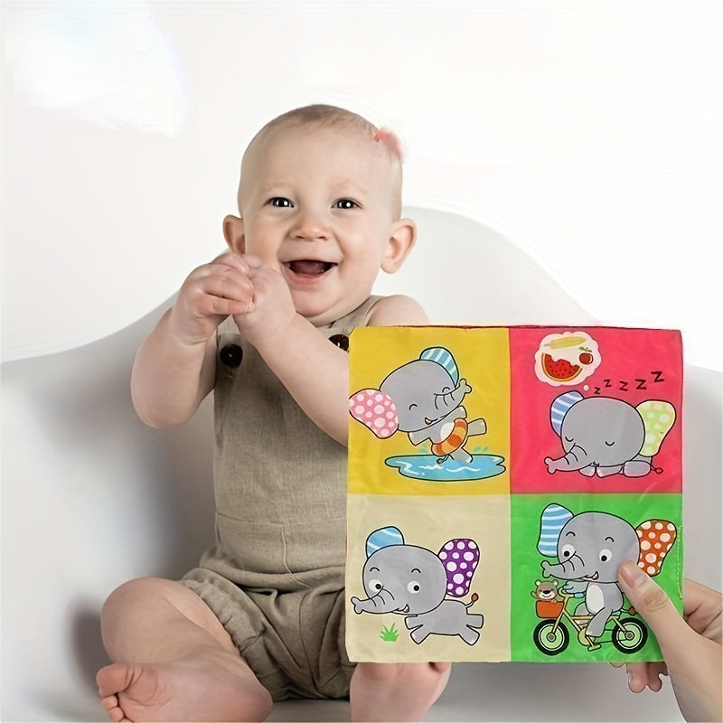 Cute Animal Tissue Box for Baby Finger Exercise