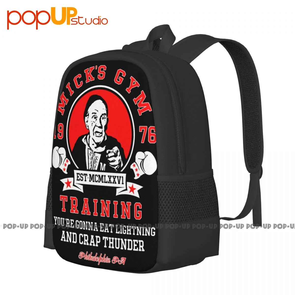 1976 Micks Gym Boxing Backpack Large Capacity