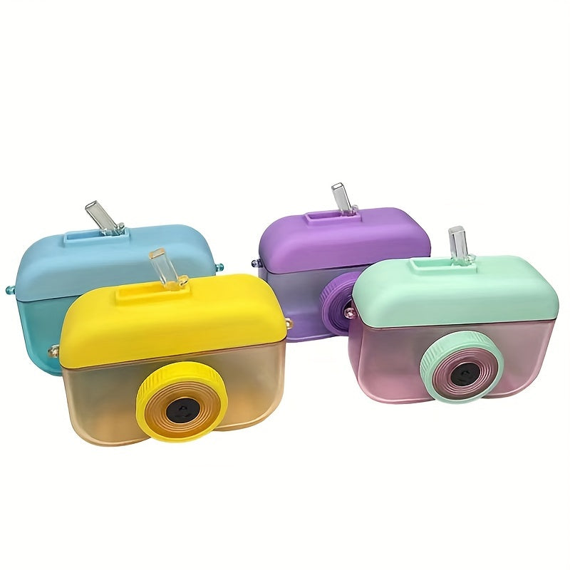 400ml Camera Cup Portable Plastic Water Bottle