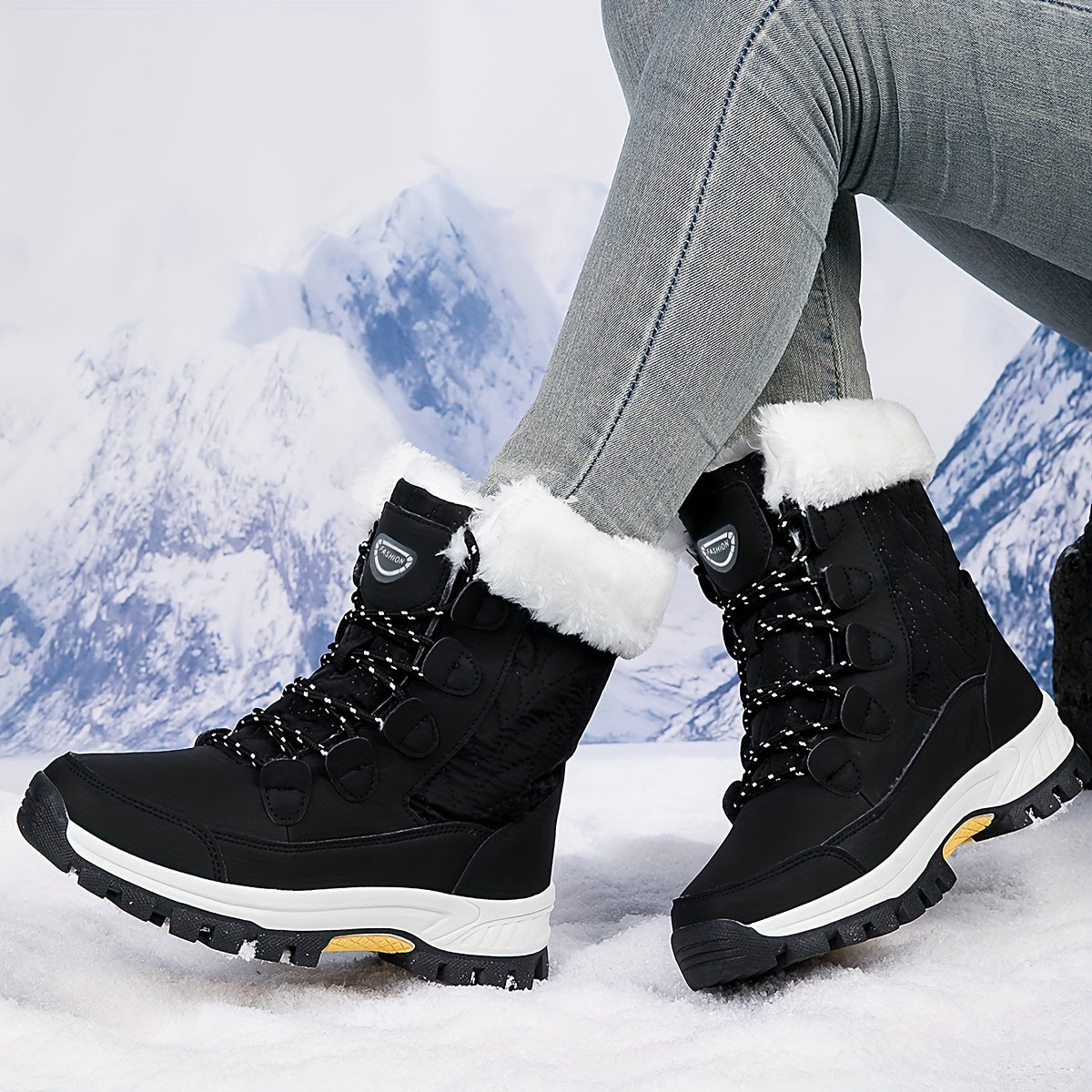 Women's Cozy Snow Boots Outdoor Winter Shoes