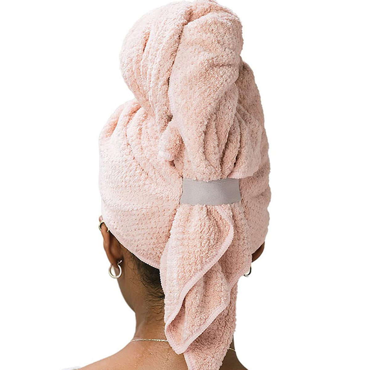 Microfiber Hair Drying Towel Quick Dry Cap