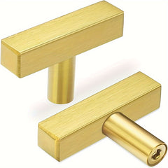2 Pack Square Cabinet Knobs Drawer Knobs 5cm Stainless Steel