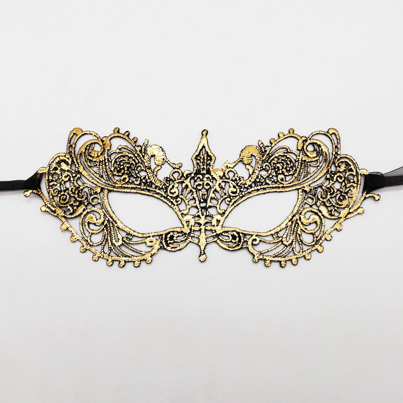 Halloween Party Lace Mask - Half Face Styling, Sexy Costume Party Mask
