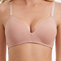Solid T Shirt Bra Push Up Lingerie & Underwear
