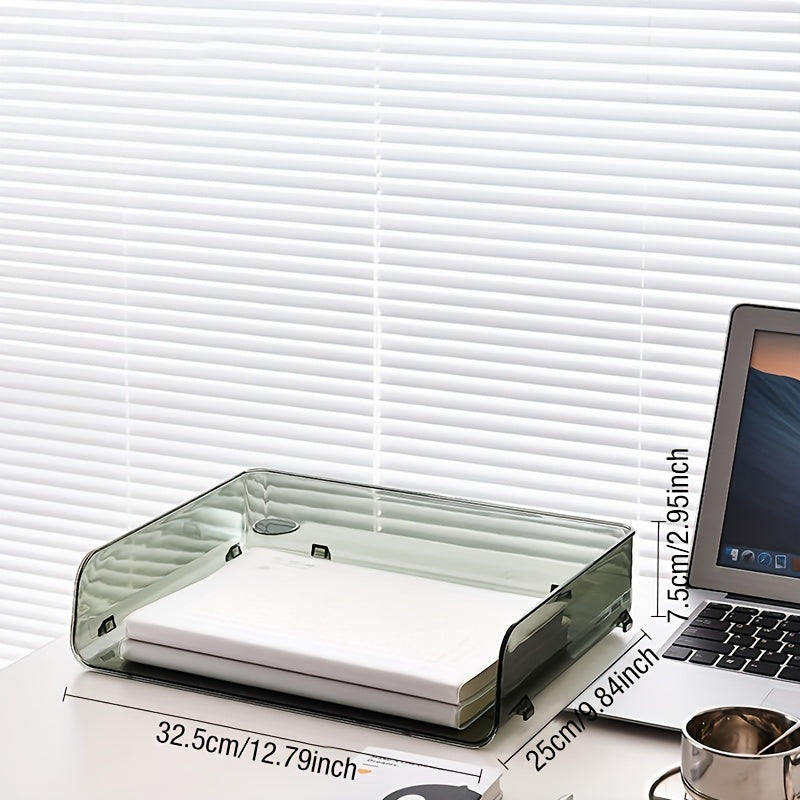 Desktop Transparent Storage Box for Office Desk