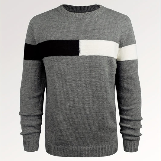 Men's Casual Pullover Knit Soft Sweater