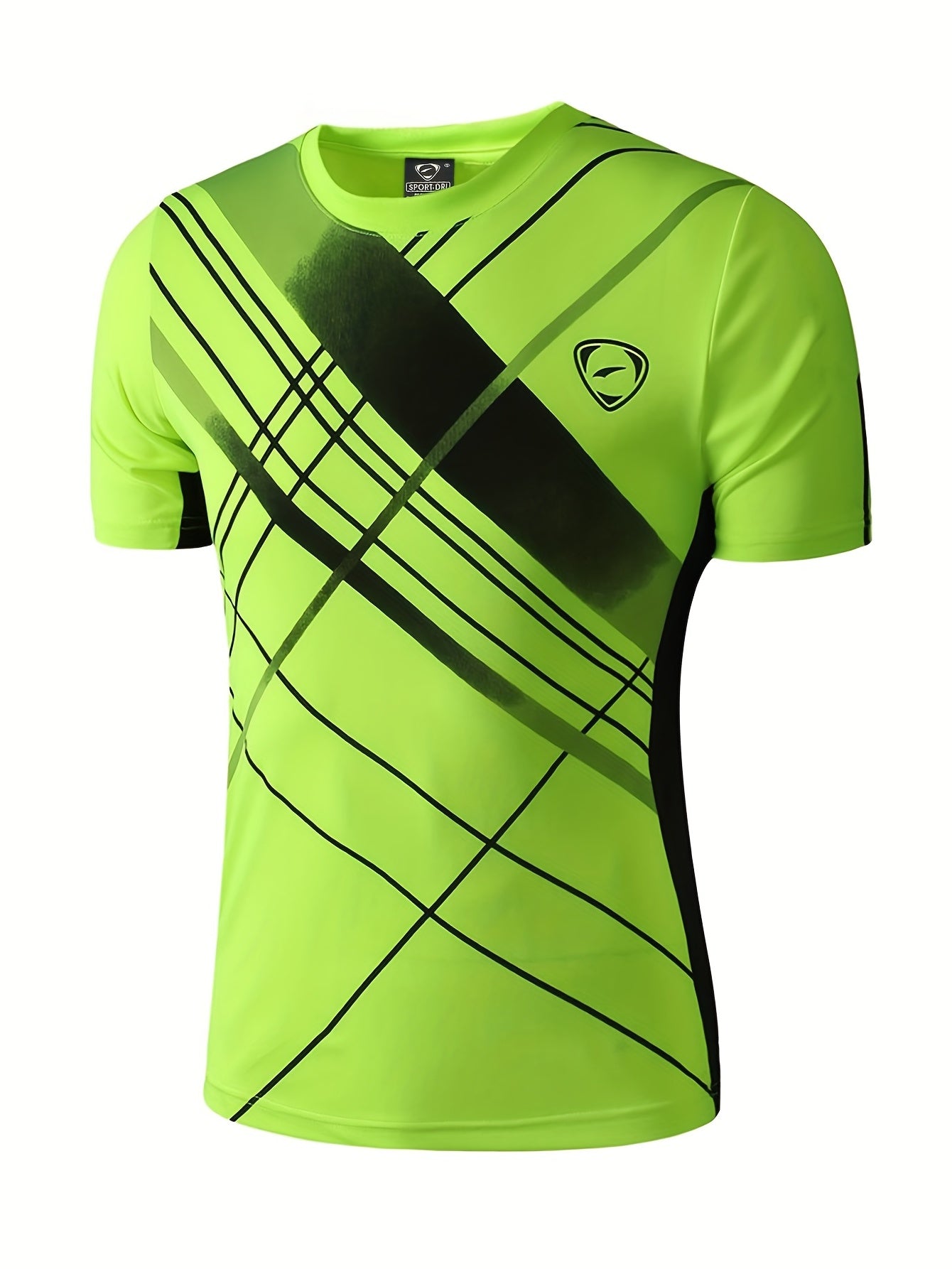 Men's Sport Tee Shirt Dry Comfort Performance Tennis Golf Bowling