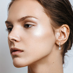 Golden Plated Sterling Silver Drop Dangle Earrings for Women