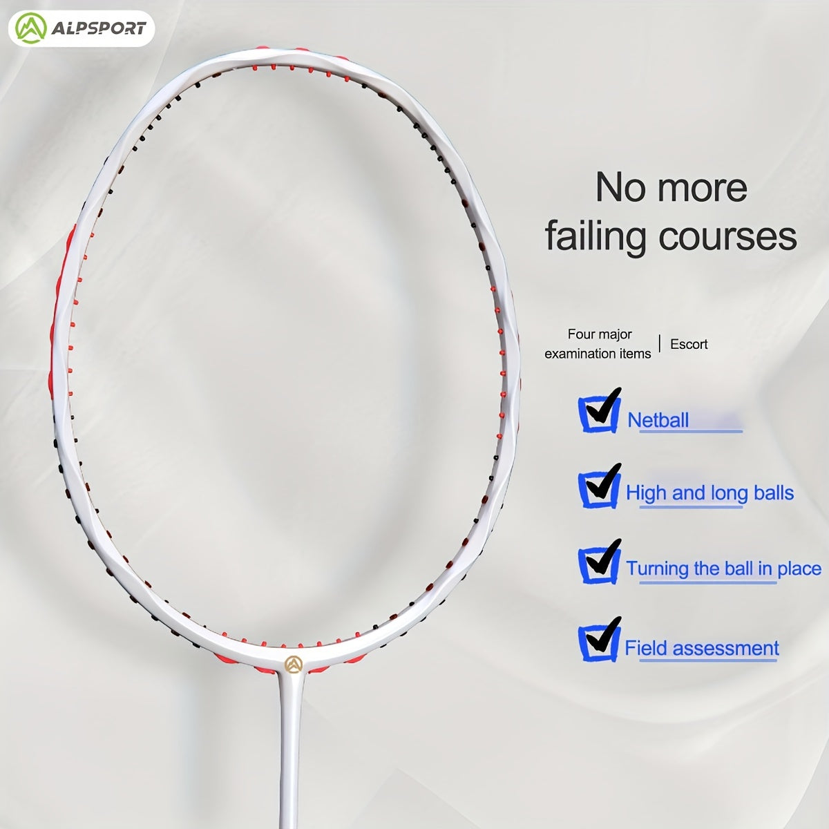 ALP V5 5U 75g 100 Carbon Fiber Badminton Racket